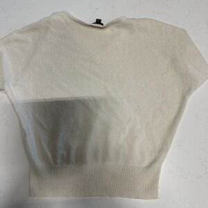 Ann Taylor Beige V-Neck Sweater